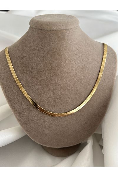 Emilia Accessory Long Steel Italian Paste Necklace