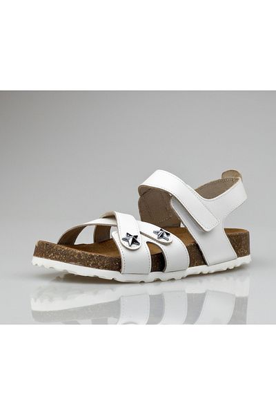 JOJO KIDS Sandale unisex pentru copii din piele naturală - velcro ortopedic