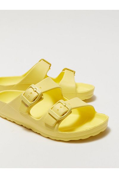 LC Waikiki LCW STEPS Buckle Detailed Double Banded Girl's Slippers