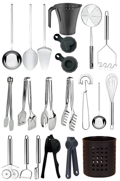 Seyese 21 Products Cooking and Serving Supplies - Practical Kitchen Utensils Set