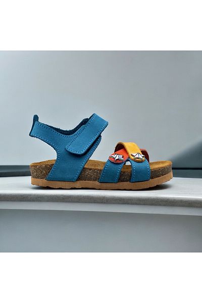 JOJO KIDS Sandale unisex pentru copii din piele naturală - velcro ortopedic