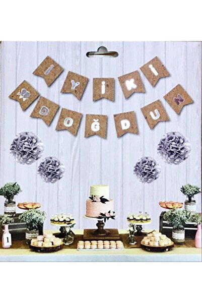 MascotShop لافتة نصية لعيد ميلاد سعيد/نص إضافي على شكل ورقة فضية على ورق كرافت