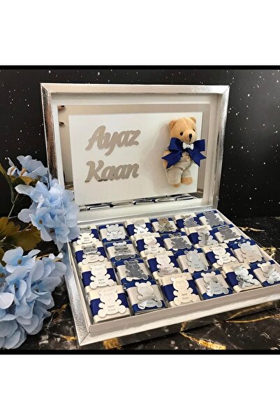 MONO GRUP Mono Design Gümüş Kutu Lüks Exclusive Bebek Çikolatası