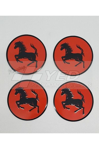 DURU DORUK 60mm 4-Piece Red Aluminum Bonding Wheel Hub Rigging