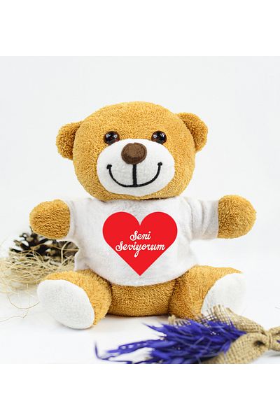 Princess Bear 25 cm Plush Heart Love Bear