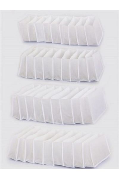 Beyazıt Tekstil 4 Pieces Drawer Organizer