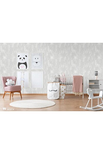 Adawall ROKA 23111-1 AÇIK GRİ MODERN ESKİTME DUVAR KAĞIDI 16,5 m2