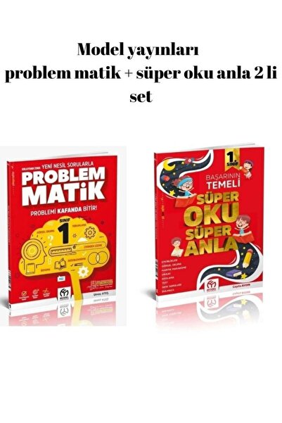 MODEL EĞİTİM YAYINCILIK Model yayınlar  1 sınıf problem matik  + süper oku an...