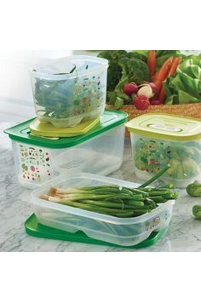 Tupperware Greenhouse Set 4.4 lt 3×1.8 lt 4 Pieces Vegetable Fruit Storage