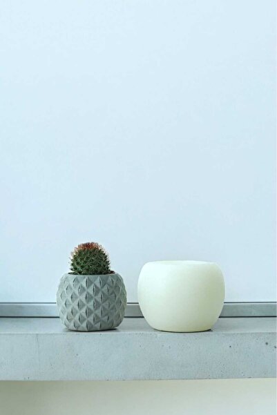 Milinza Saksı Silikon Kalıbı, Beton Harcı, Taş Tozu , Alçı Döküm Kalıbı