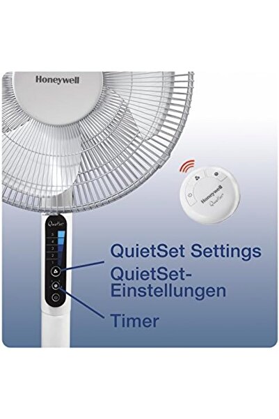 HONEYWELL - Honeywell Gelişmiş QuietSet Salınımlı Ayaklı Fan  HSF600W