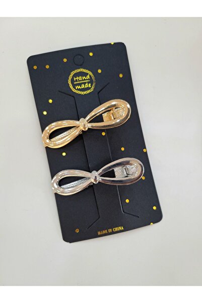 GÜLPEŞE Arc din oțel, 2 bucăți, metal, aur, argint, închidere, clește, catara...