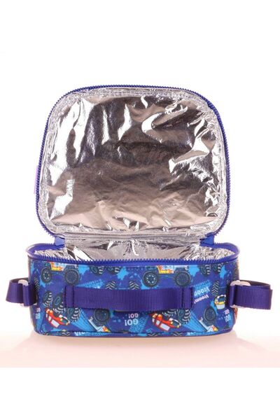 KAUKKO Набір синіх шкільних рюкзаків та пеналів для хлопчиків - Польовий транспорт