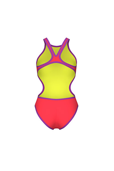 ARENA W Arena One Biglogo One Piece Bright Coral Purple