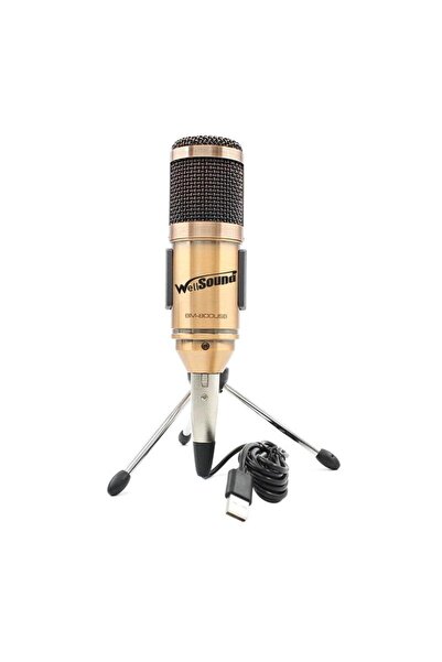 WellSound BM-800USB Profesyonel Masa Mikrofonu