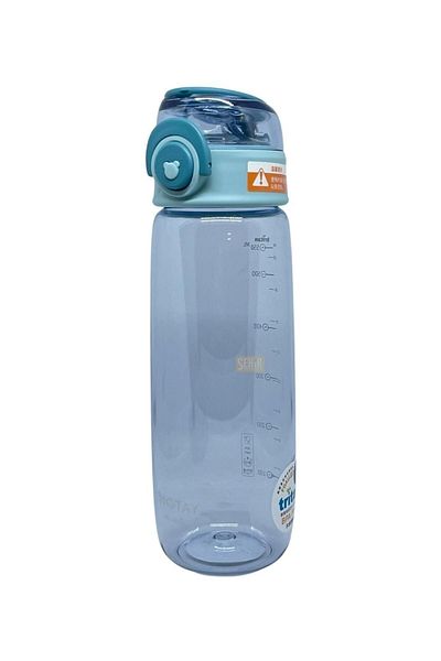 Shotay Bear Tritan ST-6673 - Blue Flask, 650 Ml Water Bottle