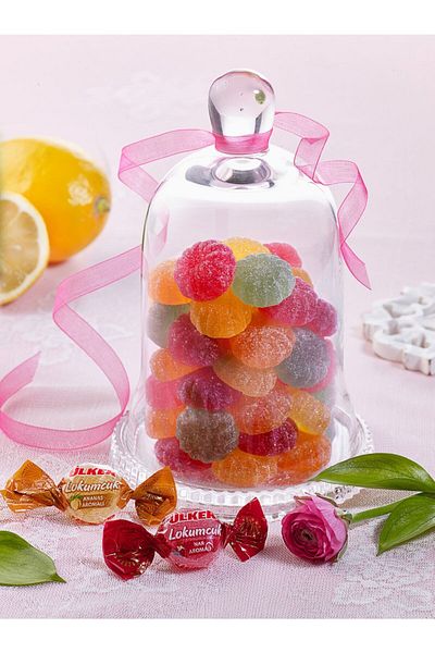 Ülker Turkish Delight Mandarin Flavored Soft Confectionery 1000 Gr