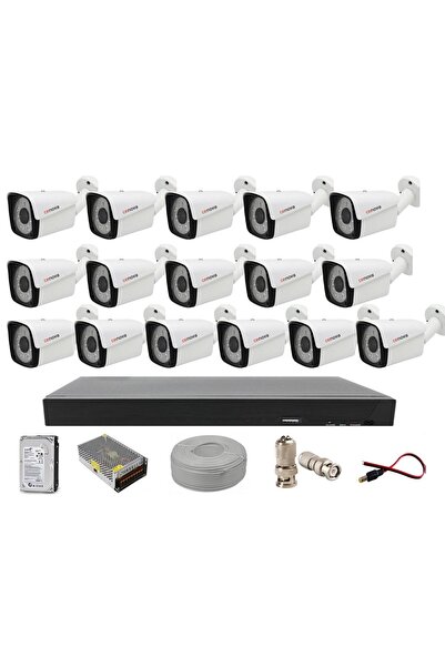 Cenova 16'lı 2mp Ahd Full Set+harddisk Güvenlik Kamerası