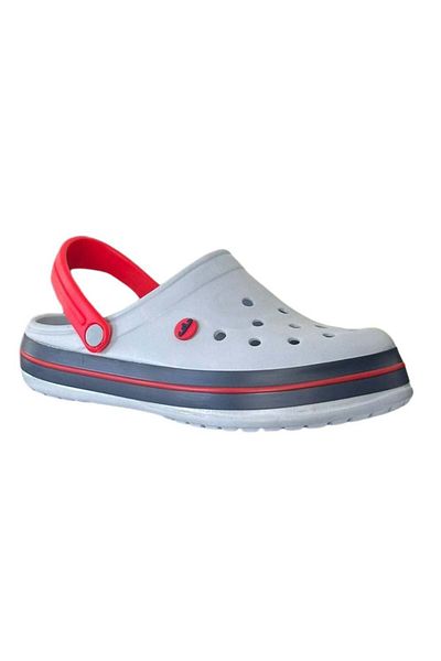 Akınal Bella E195 Grey-Navy Blue Ανδρικά Σανδάλια Νοσοκομείου Sabo Slippers