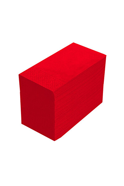 Story 33x33 سم 2 طبقة - 100 منديل ورقي أحمر اللون