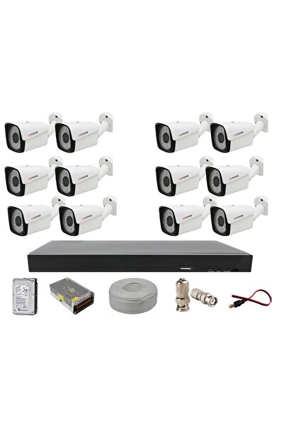Cenova 12'li 2mp Ahd Full Set+harddisk Güvenlik Kamerası