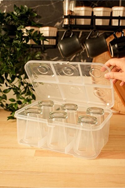 Hayveys Water Cup Storage Box for Travel and Picnics - Caravan Cup Holder