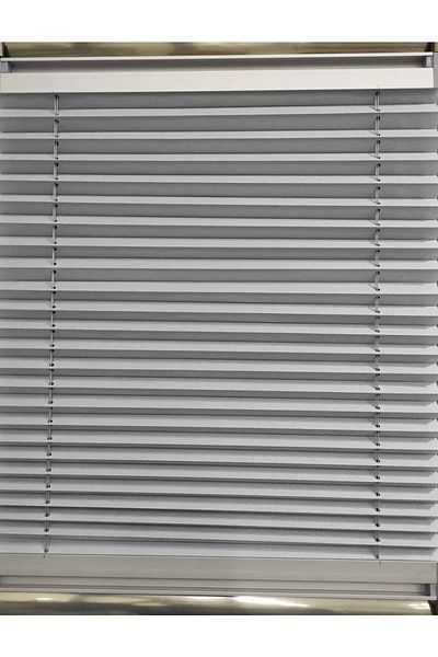 yağmur zebra Foldable Glass Balcony Curtain Home-Office Curtain (Light Gray)