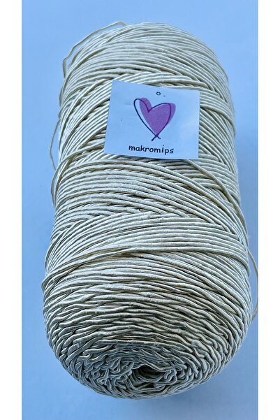 Makromİps PREMIUM 200g - SLIM SUPRA WAXED ROPE Macrame Brand Bag Runner, American Service Hobby Hand Organ Rope