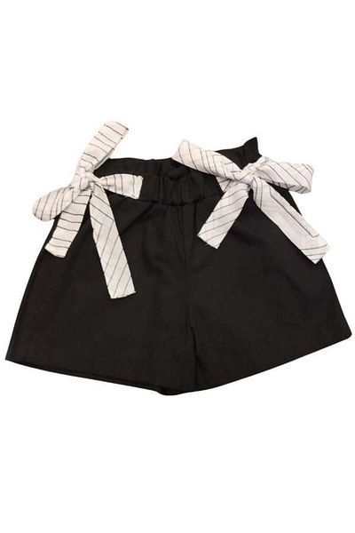 Çikoby Striped Woven Shorts for Baby Girl