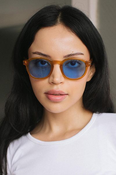 Bilge Karga Timo Orange Blue Sunglasses