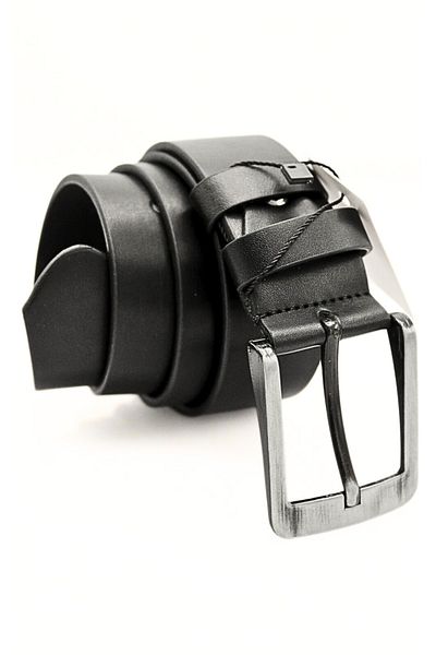 willpolo Ζώνη τζιν 4,5 εκ. Ποιοτική Vegan Faux Leather Μαύρη