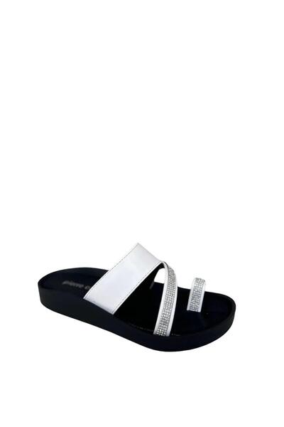 Pierre Cardin PİERRE CARDİN 3510 - Γυναικείες σαγιονάρες με λεπτομέρειες από πέτρα