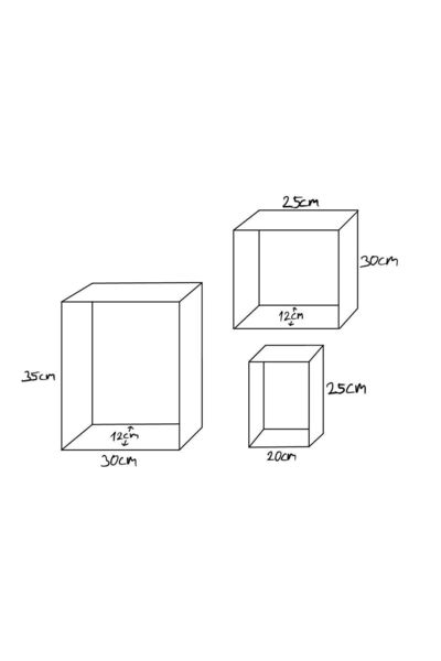 Sözer Mobilya Dekoratif Duvar Rafları