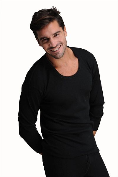 Hasyün Ανδρικό μαύρο μακρυμάνικο