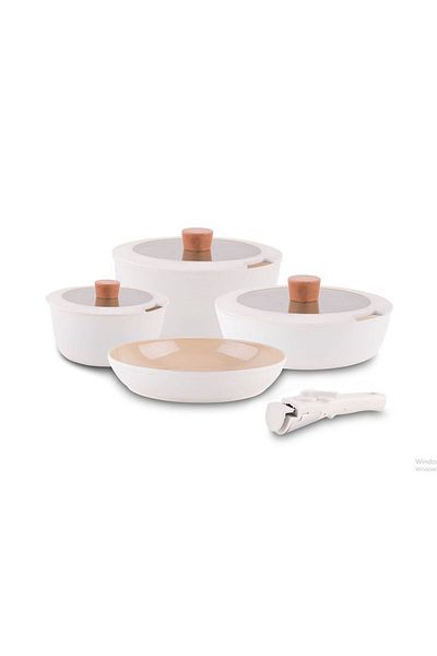 Rossel Premium Arlo Casting 7 Piece Cookware Set DC1.TR-4263