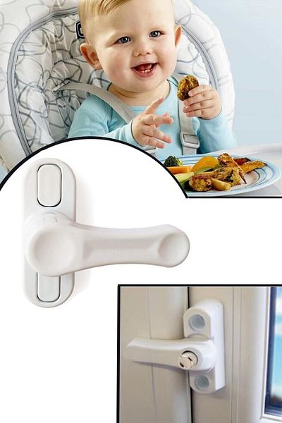 Tuliplife Deaks PVC Burglar Lock Safety Lock Door Window Lock Child Protection Lock 1410