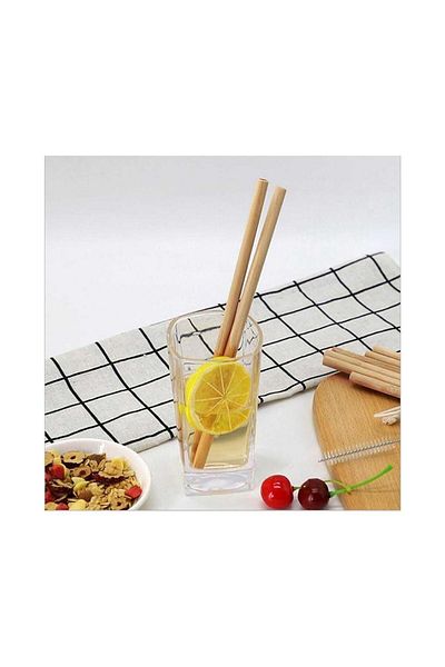Rossel Premium Bamboo Straw 10pcs