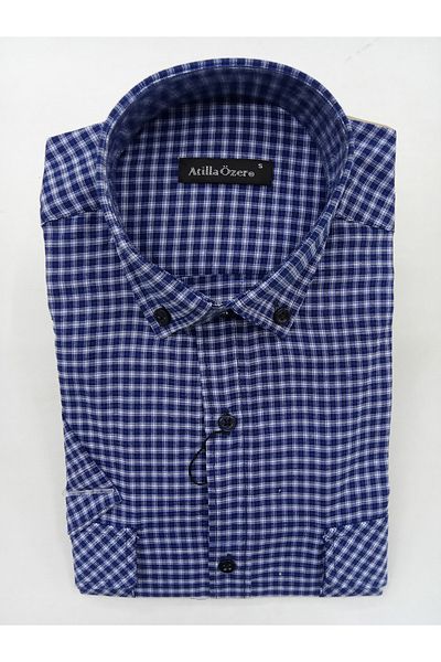 ATİLLA ÖZER Κλασικό Loose Relaxed Fit Διπλές τσέπες με καπάκι με κουμπί μακριά μανίκια