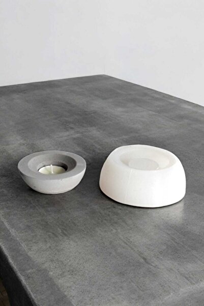 Milinza Tea Lıght Mumluk Kalıbı, Beton Harcı, Taş Tozu , Alçı Döküm Kalıbı