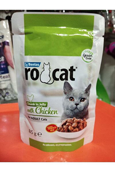 Rocat Tavuklu Yetişkin Yaş Mama 85 gr