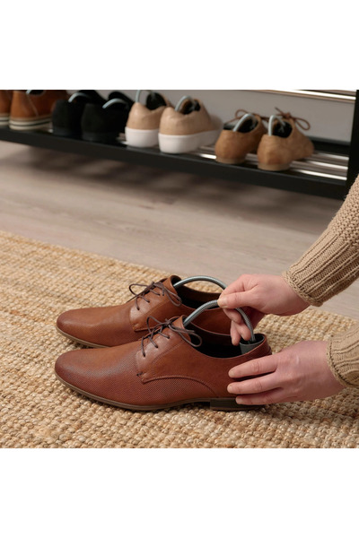 IKEA 2 Adet Ayakkabı kalıbı Ayakkabı Şekillendirici  Koyu Gri 30x7.5 cm