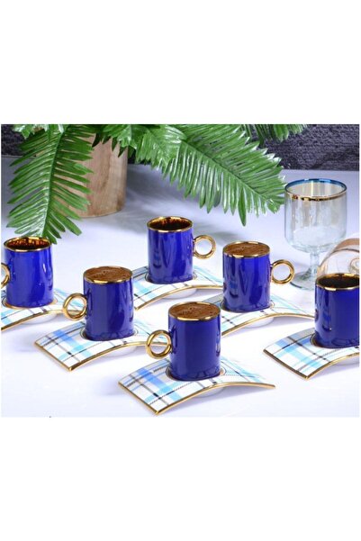 Kosova Blue 6'lı Fincan Takımı 90 cc Ist-129