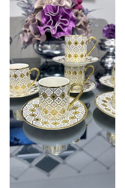 Kosova Züccaciye Coffee Set for 6 People