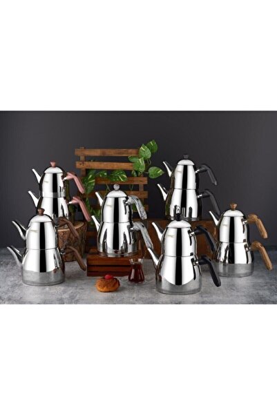 Kahramanlar Antibacterial Medium Diamond Marble Teapot