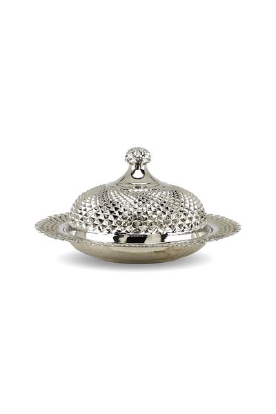 MORYA Nickel Plated Copper Sahan - Sadrazam Pyramid Thick