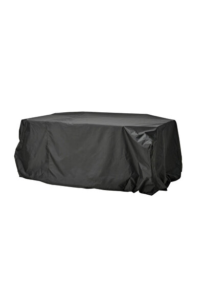 IKEA -غطاء أثاث خارجي، أسود، 220x220 سم، لمجموعة الأثاث