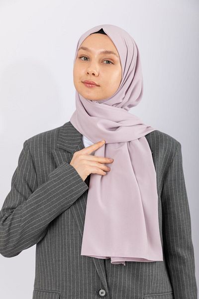 hijabchi Imported Medina Silk - Misty Purple
