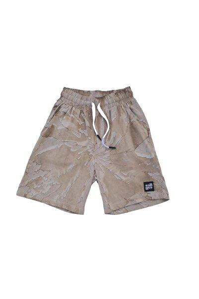 Zekids Boy's Cotton Oversize Comfortable Fit Tie-Dye Patterned Shorts Set