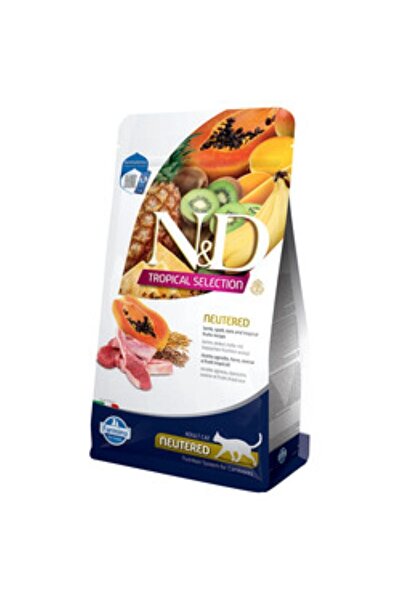 N&D KEDİ TROPICAL SELECTION KUZU VE MEYVELİ KISIR 300 gr