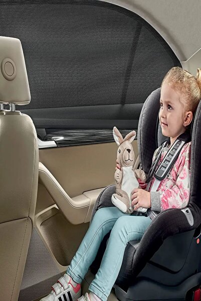 UYDEE قطعة واحدة من مظلة النوافذ الجانبية للسيارة وستارة شاشة الطيران